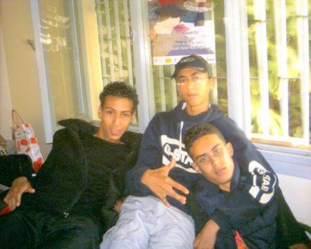 moi avec mehdi et amine dob